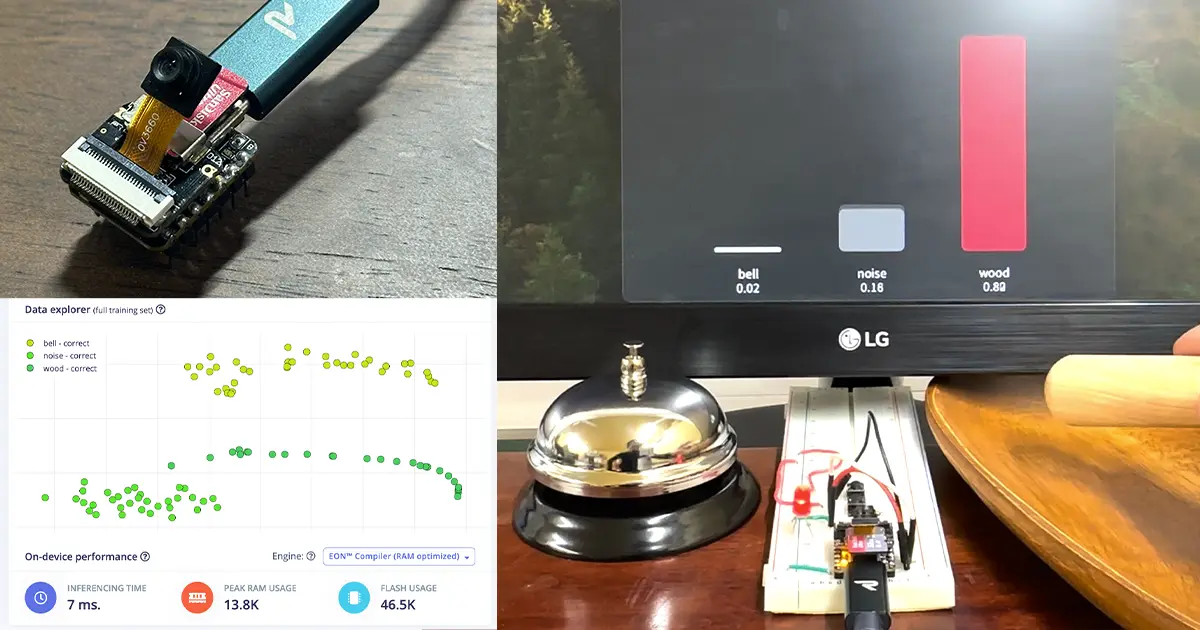 2000円台の開発ボードと自作AIモデルで音声解析──XIAO ESP32S3 Sense