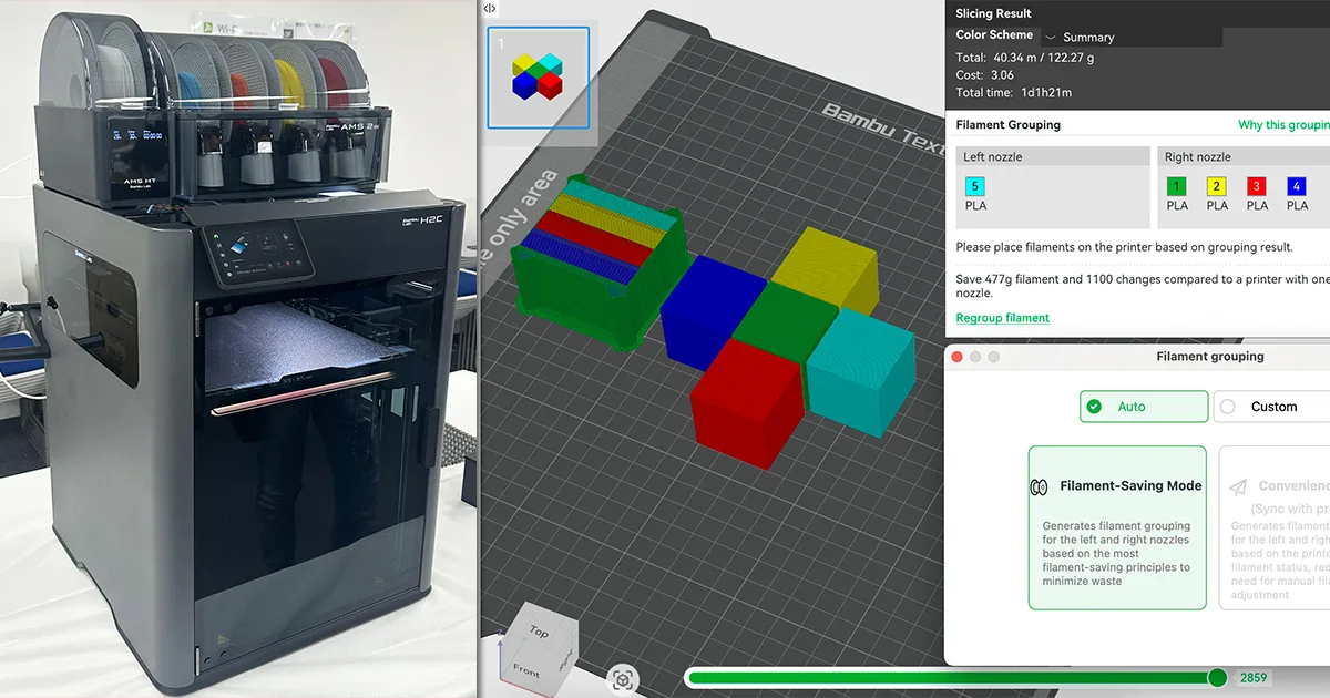 Bambu Lab H2C国内発売開始、実機で見たホットエンド自動交換の速さと